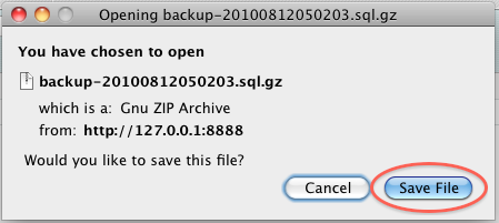 Always download your backups locally