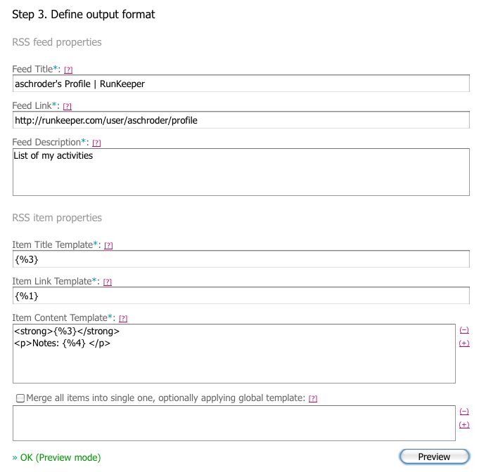 Step 3 setup template